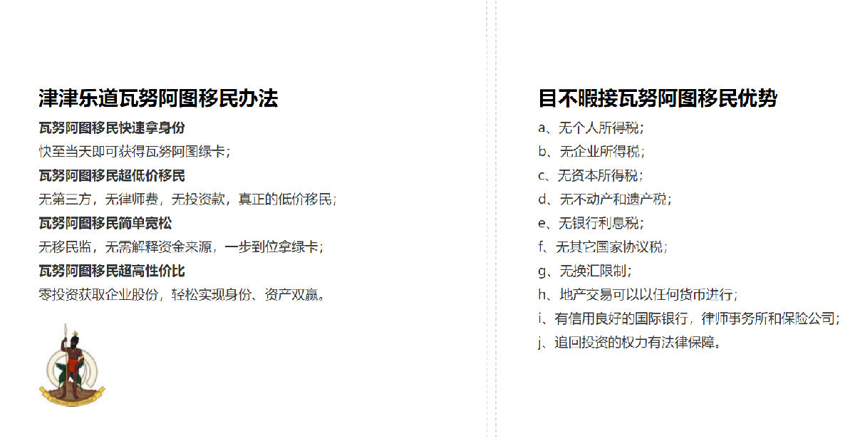瓦努阿图移民