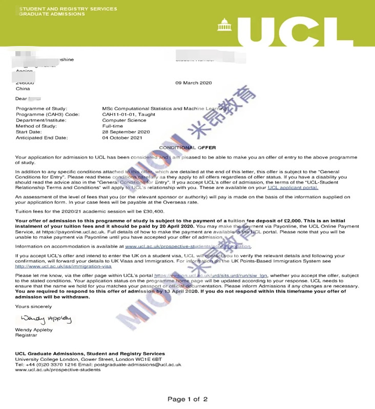 英国留学,获得王牌专业双录取怎么做到的 英国留学,获得王牌专业双录取怎么做到的