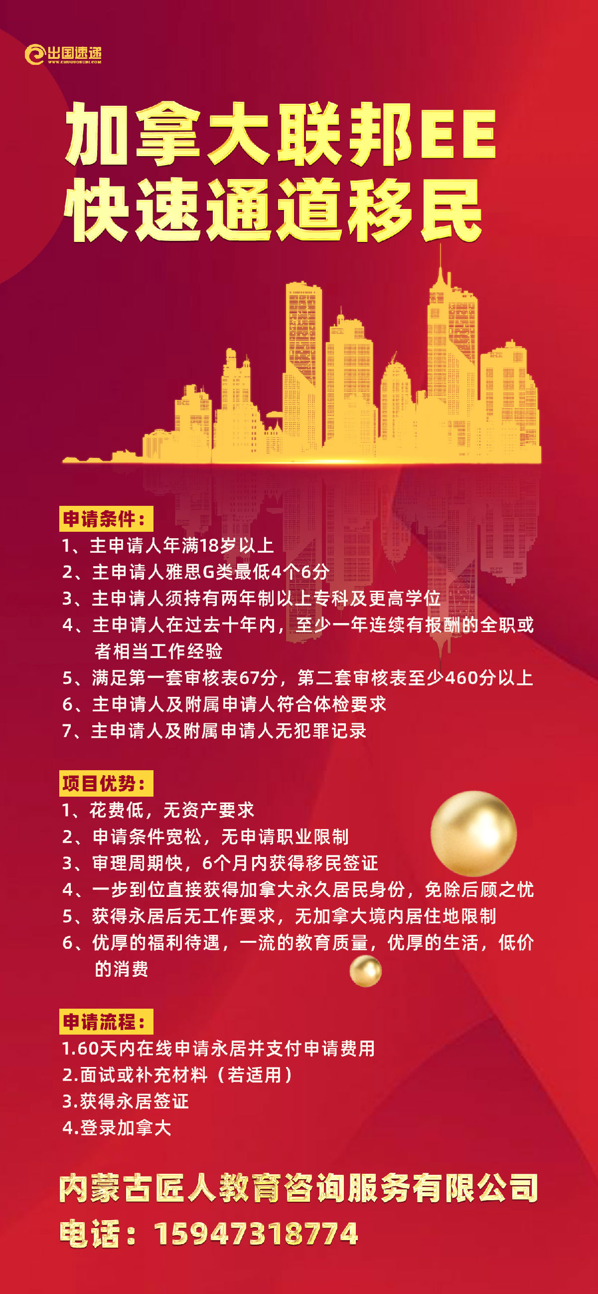 加拿大移民-联邦EE快速移民