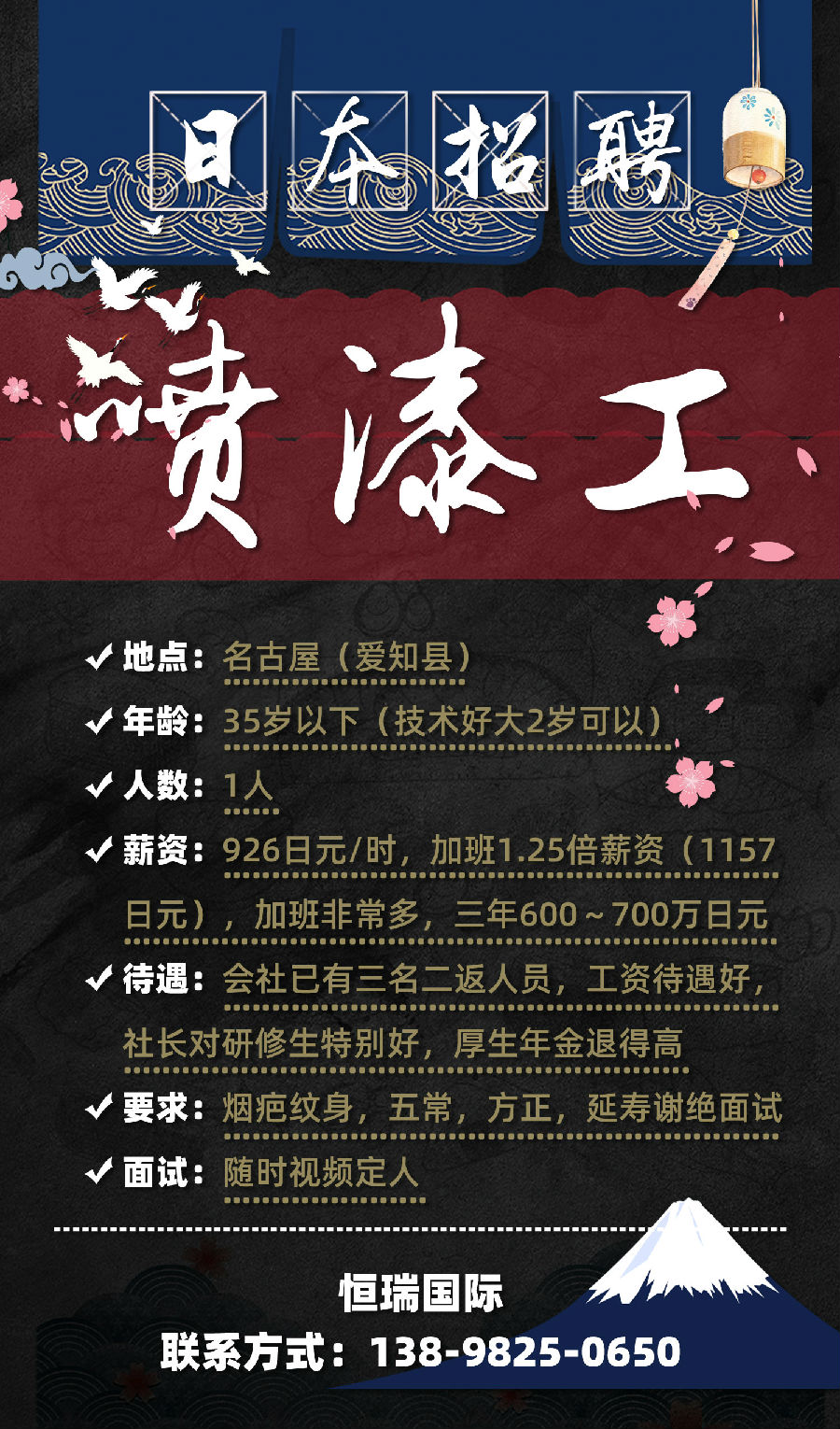 日本劳务-喷漆工