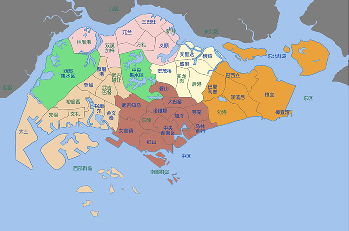 新加坡地名 新加坡地名
