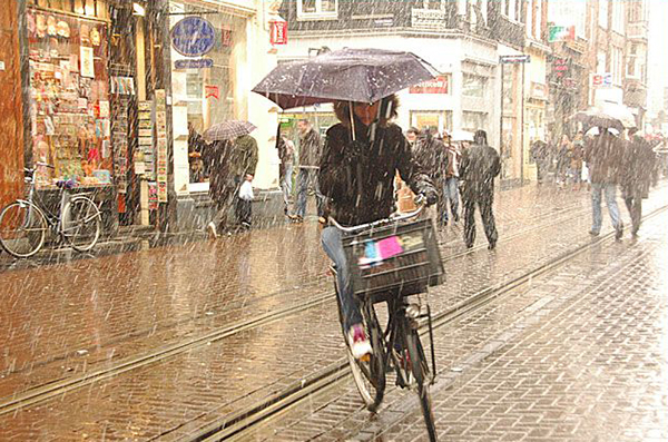 荷兰的雨下到怀疑人生 荷兰的雨下到怀疑人生
